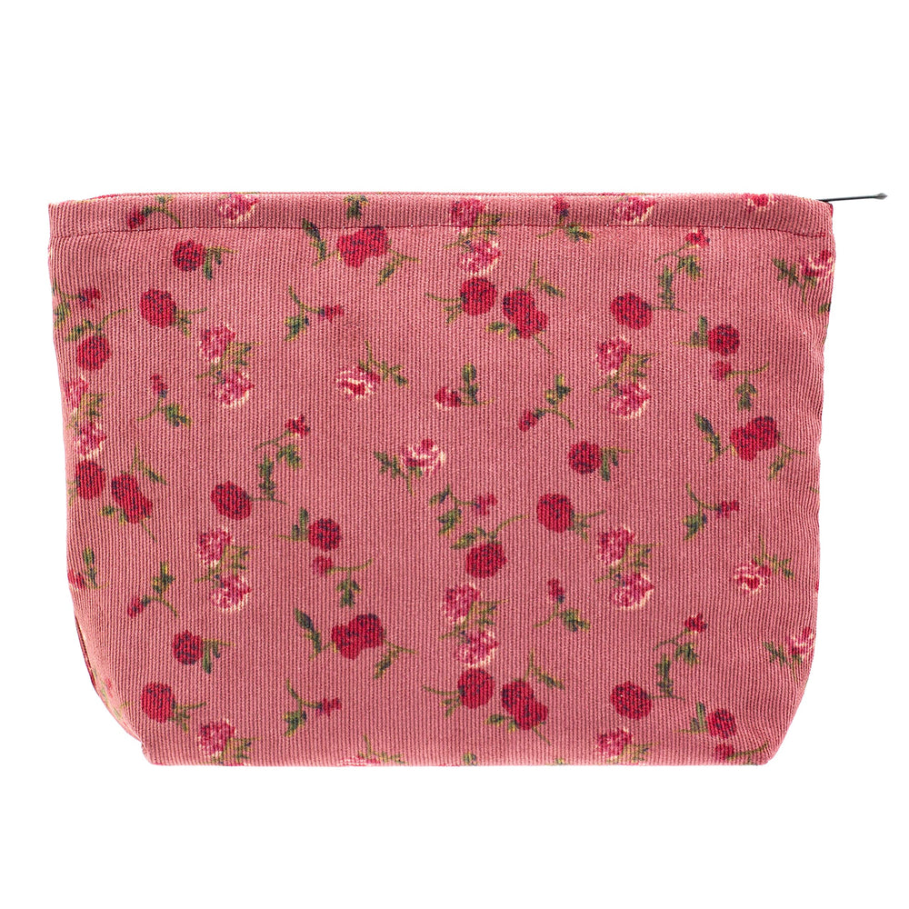 PAZIMIIK neceser maquillaje de pana, ideal para viajar y mantener cosméticos ordenados.