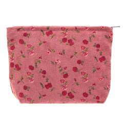 PAZIMIIK neceser maquillaje de pana, ideal para viajar y mantener cosméticos ordenados.