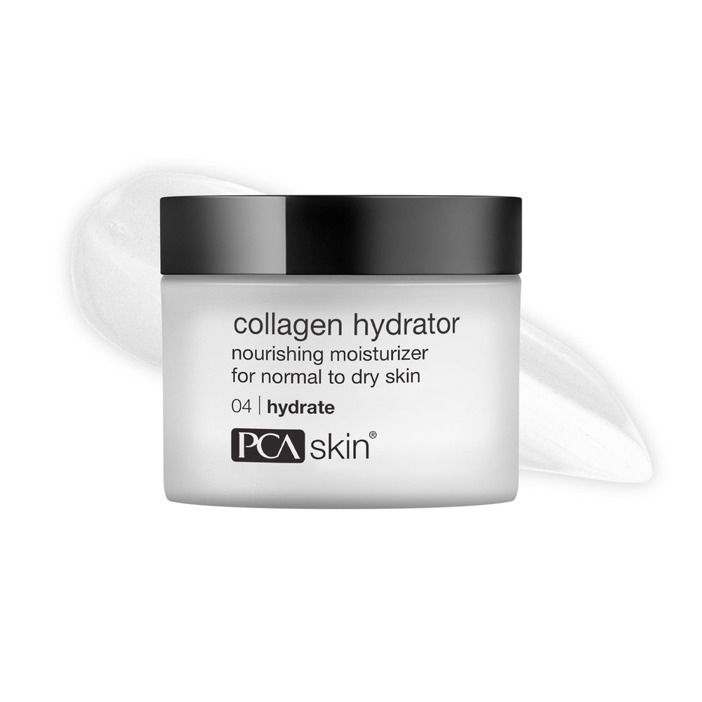 PCA SKIN Crème hydratante au collagène – emballage visible, hydratation en profondeur pour peau souple.