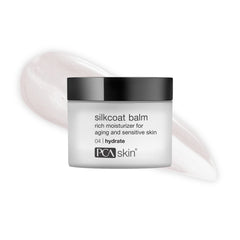 PCA SKIN Silkcoat crème visage dans son pot, texture soyeuse et hydratante.