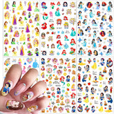 PDFADSK pegatinas de uñas con dibujos animados, para un estilo divertido y rápido.
