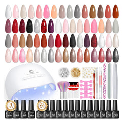 Peacecolor kit completo con luz ultravioleta para uñas, manicura profesional en casa.