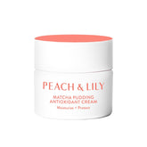Peach & Lily Matcha Pudding en bote, crema antioxidante para hidratación ligera.