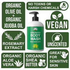 Peak Performance ingredientes orgánicos: aloe vera y aceites vegetales