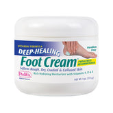 PediFix crema de pies en bote mostrando la textura hidratante para pies secos