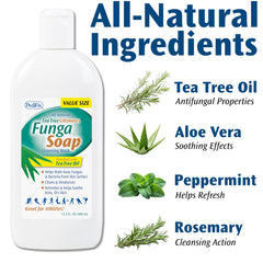 Pedifix FungaSoap sensation cremeuse nettoie et diminue les odeurs