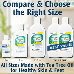 Pedifix FungaSoap texture mousse lavage apaise peau irritée