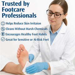 PediFix Tea Tree Ultimates Foot Wipes, aroma de menta y aloe para sensación fresca