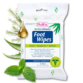 PediFix Tea Tree Ultimates Foot Wipes, paquete portátil para higiene diaria de pies
