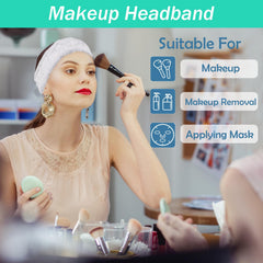 Banda Pejnl para aplicar mascarilla facial, diseño cómodo.