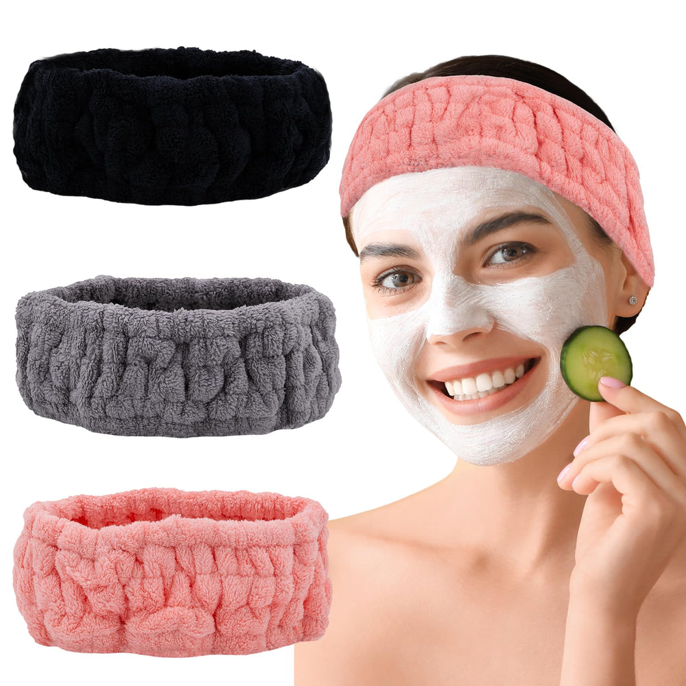 Pejnl cinta-frente spa microfibra, absorbente para lavado facial