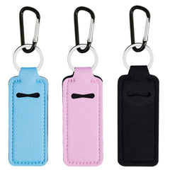 Pengxiaomei porta balsamo rosa, llavero compacto para bolso diario