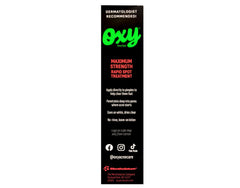 OXY con peróxido de benzoilo al 10% para imperfección localizada.