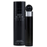 Perry Ellis 360° Black, frasco elegante para uso diario.