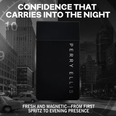 Notas de madera y canela visibles en el aroma de Perry Ellis Midnight.