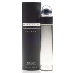 Perry Ellis Reserve: botella frontal, presencia elegante para uso diario.