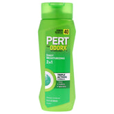 Pert Plus dos en uno en botella para cabello normal, uso diario suave.
