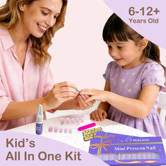 Estuche regalo PGELXON para uñas postizas infantiles