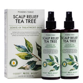 PHARM TO TABLE Tea Tree Leave-In Spray bottle provides hydrating scalp relief.