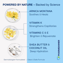 PHARMBANNER Crema hidratante sedosa, de rápida absorción para rostro y cuerpo.