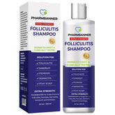 PHARMBANNER Shampoing antifongique – bouteille, soin ciblé pour cuir chevelu irrité.