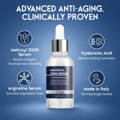 Pharmlitalia Hyaluronic Acid serum dropper delivering deep hydration.