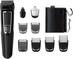 Philips Norelco Multigroom: hojas autoafilables para afeitado suave.