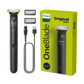 Philips One Blade Face con hojas de acero inoxidable para un corte suave sin irritación