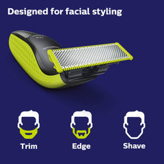 Mano sosteniendo Philips OneBlade, ergonomía para uso diario.