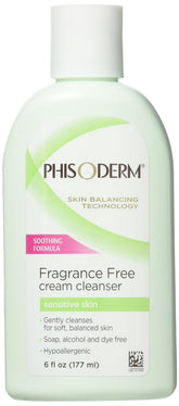 Phisoderm crema limpiadora sin fragancia para uso diario suave con Aloe y Vitamina E