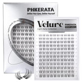 PHKERATA Velure Racimos de Pestañas textura delicada para apariencia natural