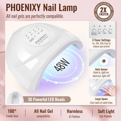 Phoenixy base coat 7ml base sólida para acabado duradero