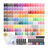Phoenixy Esmalte Gel 71 Piezas: amplia paleta de colores para uñas
