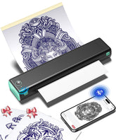 Phomemo M08F imprime plantillas de tatuaje de forma rápida y limpia.