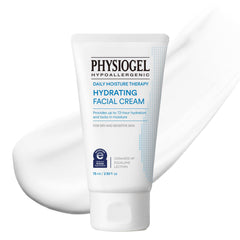 Physiogel envase crema hidratante ligera para piel sensible y seca.