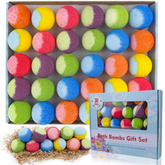 PickMora bombas de baño conjunto 30 colores para una experiencia relajante en casa