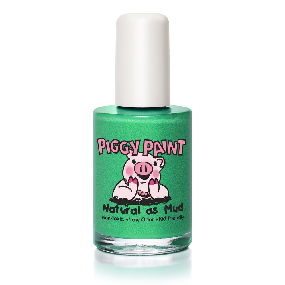 Piggy Paint Ice Cream Dream: botella con tono esmeralda brillante para uñas seguras
