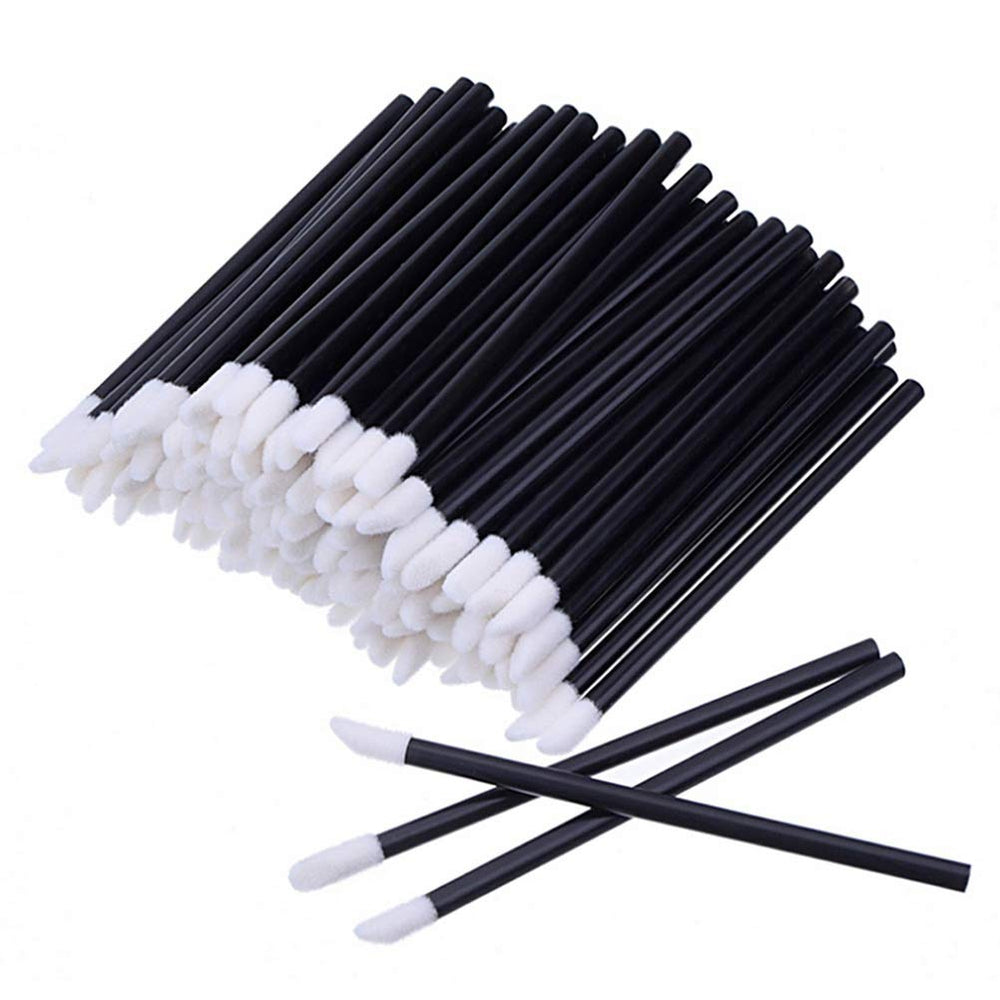 Pimoys brochas labios desechables, 200 piezas, para higiene en cada aplicación de labial.
