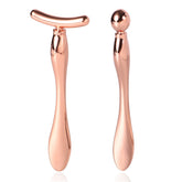 Pimoys doble rodillo para ojos en metal distribuye crema de forma uniforme