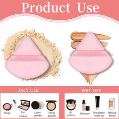 Esponja Pimoys para maquillaje de base, rosa, uso suave y velo natural.