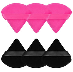 Pimoys esponja polvo con forma triangular y redonda para aplicación precisa