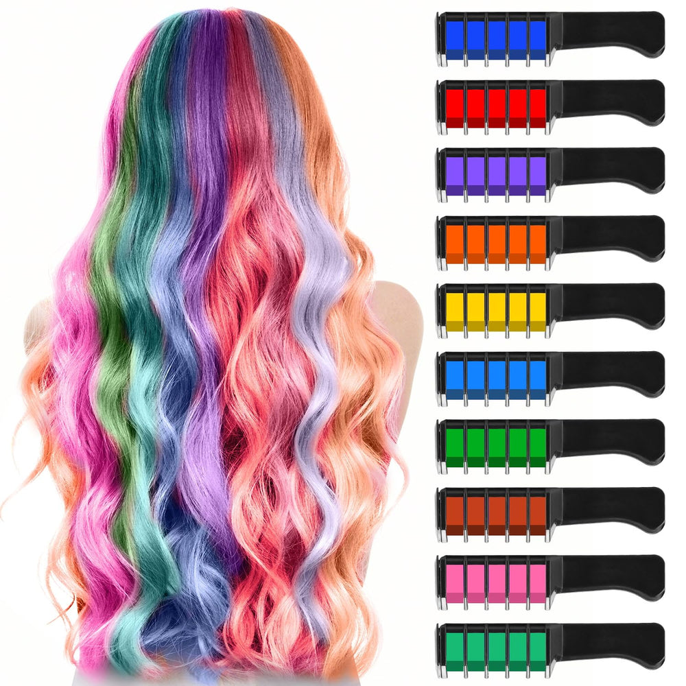Pipirich peine-tinte pelo 10 colores, look temporal.