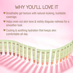 Applying Pixi H2O SkinTint for a breathable, natural look.