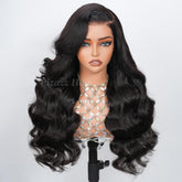 Peluca Pizazz frontal de encaje 13x4 HD transparente para un look natural y fácil de combinar