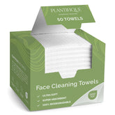 Toallitas PLANTIFIQUE para rostro XL 10x12, suaves y biodegradables para limpieza diaria.