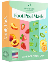PLANTIFIQUE mascarilla exfoliante para pies: paso a paso hacia pies suaves