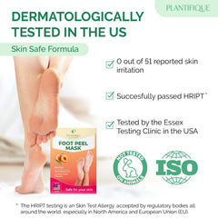 PLANTIFIQUE pieds après exfoliation – peau lisse et confortable
