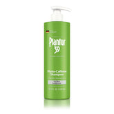 Plantur 39 Shampoing, bouteille élégante, utilisation quotidienne suggérée pour cuir chevelu sain.
