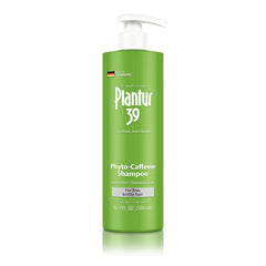 Plantur 39 Shampoing, bouteille élégante, utilisation quotidienne suggérée pour cuir chevelu sain.