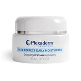 Plexaderm: botella de hidratación profunda para la piel suave todo el día.